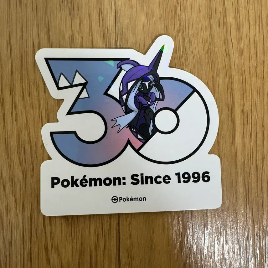 [BUNJANG] Pokemon 30th Anniversary Kapu-Fiji Sticker / 포켓몬 30주년 스티커 카푸느지느
