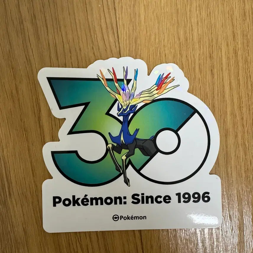 [BUNJANG] Pokemon 30th Anniversary Sticker Xerneas / 포켓몬 30주년 스티커 제르네아스