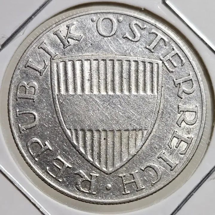 [BUNJANG] Austrian Republic 1957 10 Schilling Silver Coin / 오스트리아 공화국 1957년 10실링 은화 (나)