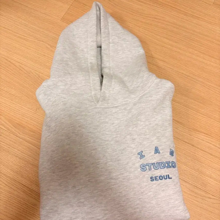 [BUNJANG] Iab Studio Seoul Hoodie Light Grey XL / 아이앱 스튜디오 서울 후드 라이트 그레이 xl