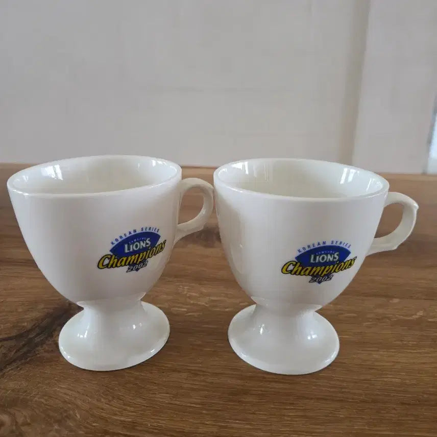 [BUNJANG] Samsung Lions 2002 Championship Commemorative Cups (Set of 2) / 삼성라이온즈2002 우승기념 컵2개