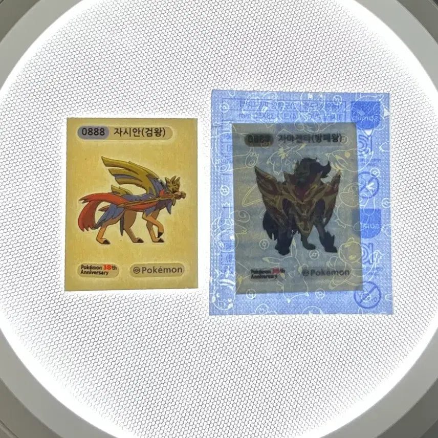 [BUNJANG] Pokemon 30th Anniversary Sticker Set - Zamazenta &amp; Zacian / 포켓몬 30주년 띠부실 검왕 방패왕