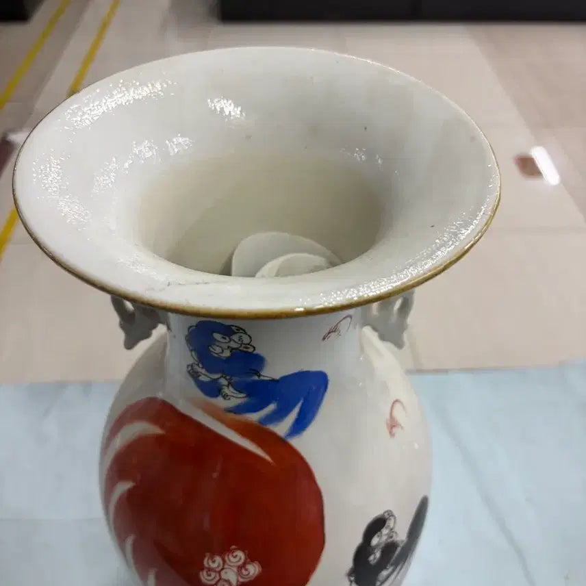 [BUNJANG] Genuine Early Republican Era Chinese Celadon Vase / 진품 청말민국시대 도자기(운송시간13일)