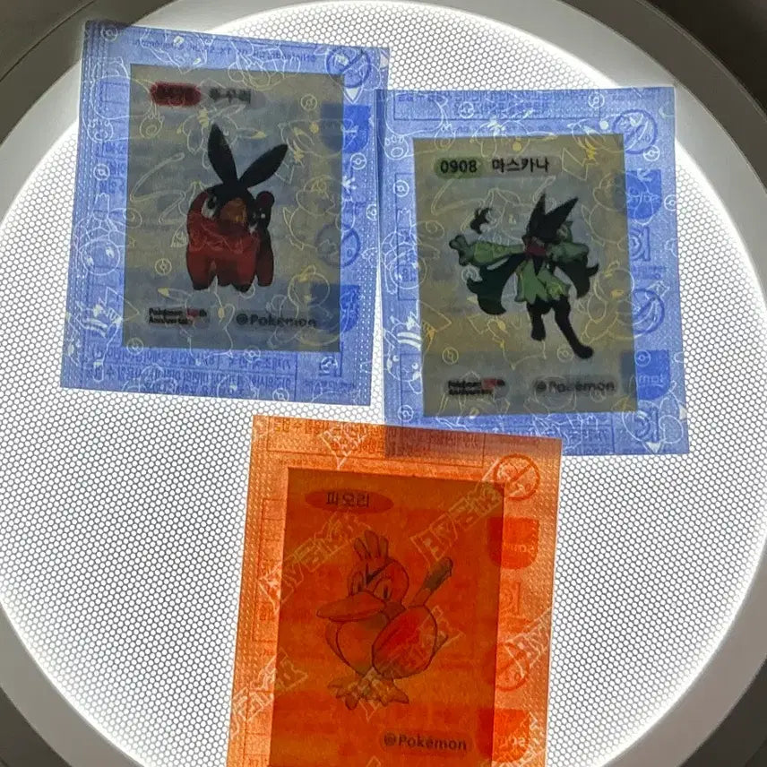 [BUNJANG] Pokemon 30th Anniversary Sticker Set - Ttukkuri, Meowscarada, Farigiraf / 포켓몬 30주년 띠부실 뚜꾸리 마스카나 파오리
