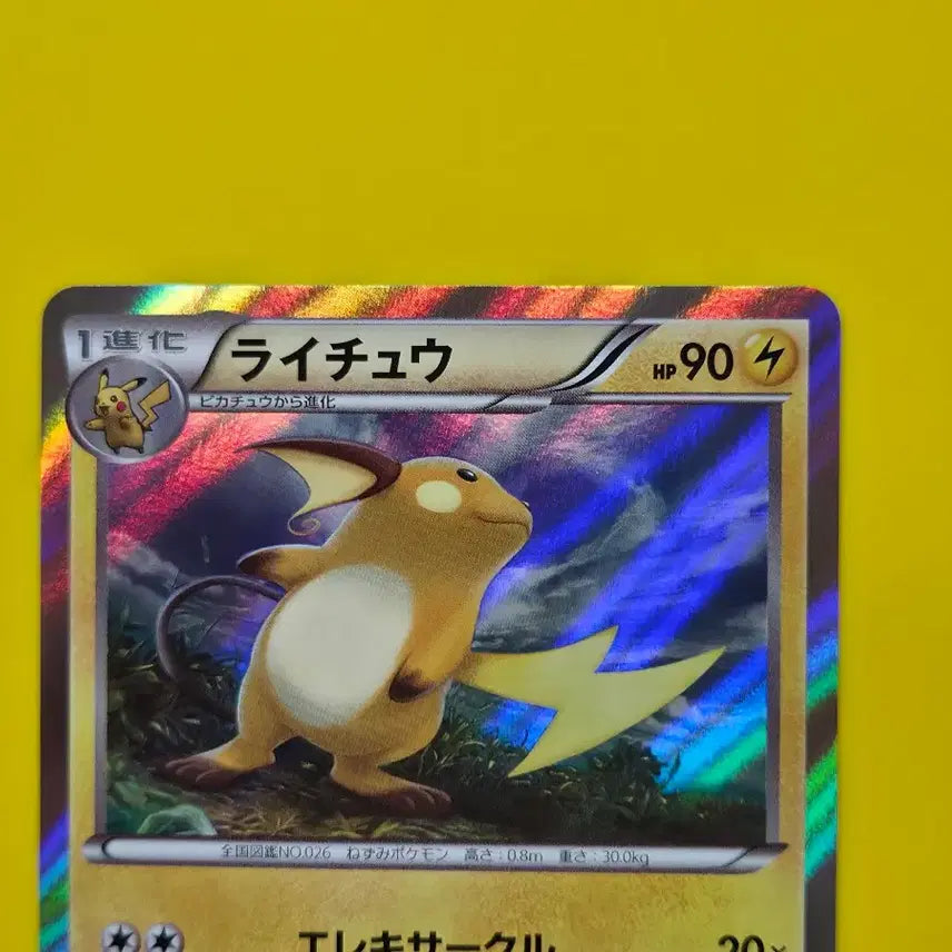 [BUNJANG] Pokemon Card 2013 Raichu Rare 1st Edition XY1 Collection Japanese / 포켓몬카드 2013 라이츄 레어 퍼스트에디션  XY1컬렉션 일본판