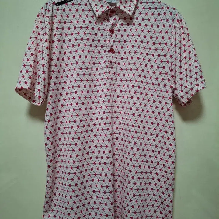 [BUNJANG] W.ANGLE 100 Pattern Polo Shirt / W.ANGLE 100 패턴 카라티