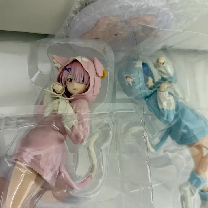 [BUNJANG] Re:Zero Rem Ram Lumina Star Moffu Moffu Figure Set / 리제로 렘 람 루미나스타 모후모후 피규어 세트