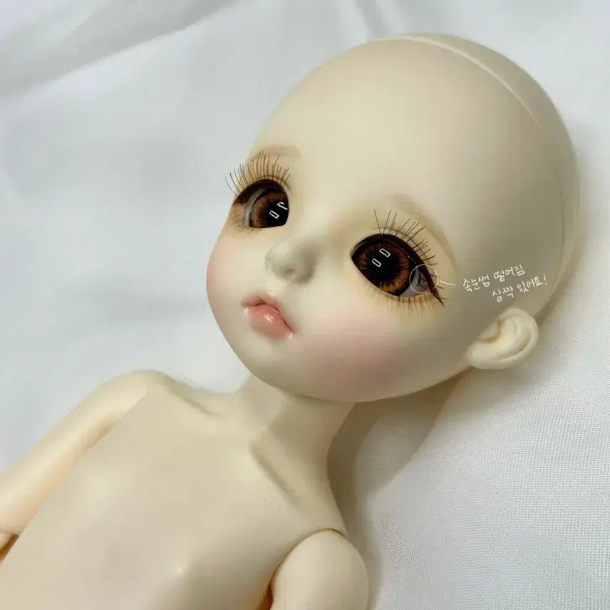[BUNJANG] LinaLulu Daisy Ball-Jointed Doll (Beige Skin) with Outfit and Wig / 구체관절인형 ( 리나슈슈 데이지 ) + 옷 + 가발