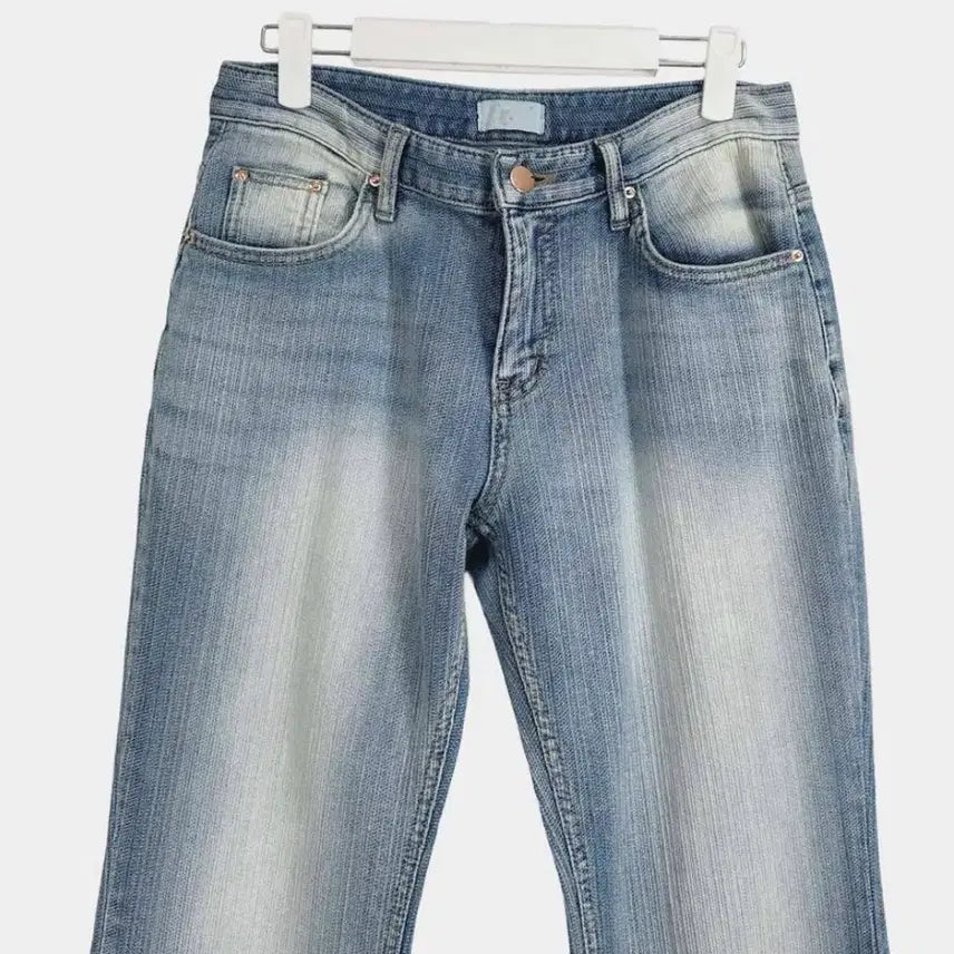 [BUNJANG] Chicwin Low Brush Denim Bootcut Pants / (정가6만원급처) 시크윈 로우 브러쉬데님 부츠컷팬츠