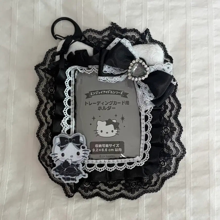 [BUNJANG] Sanrio Enjoy Idol Gothic Night Party Photocard Holder Kitty / 산리오 엔조이 아이돌 헬로키티 고딕 나이트 파티 포토카드 홀더 포카홀더