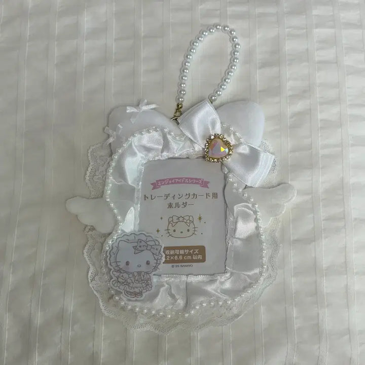 [BUNJANG] Sanrio Hello Kitty Enjoy Idol Pure White Angel Photocard Holder / 산리오 엔조이 아이돌 헬로키티 순백천사 엔젤 포카홀더 포토카드 홀더