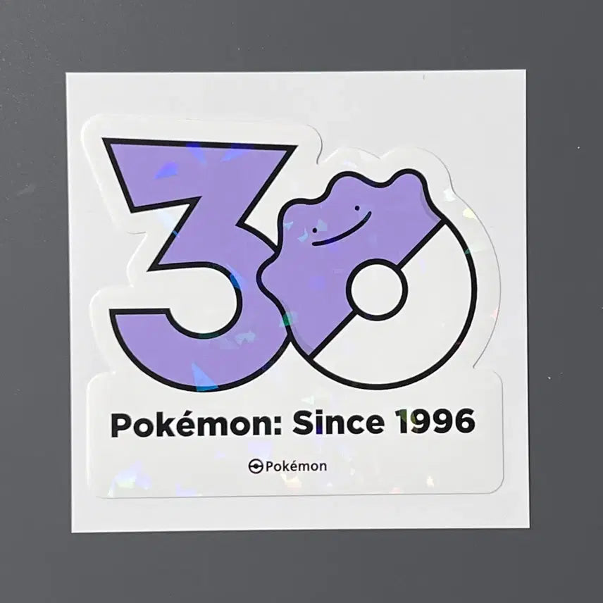 [BUNJANG] Pokemon 30th Anniversary Stickers - Ditto, Snorlax / 포켓몬 30주년 스티커 메타몽, 잠만보