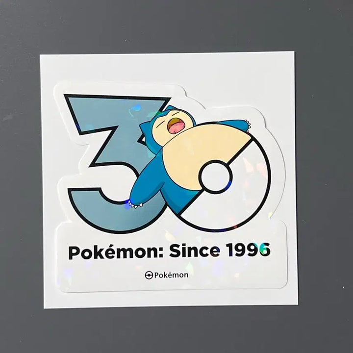 [BUNJANG] Pokemon 30th Anniversary Stickers - Ditto, Snorlax / 포켓몬 30주년 스티커 메타몽, 잠만보