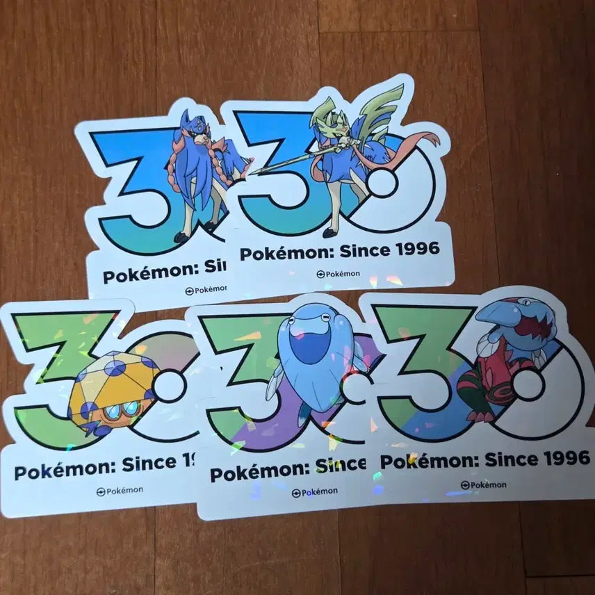 [BUNJANG] Pokemon 30th Anniversary Sticker Set - Zamazenta / 포켓몬 30주년 스티커 자시안