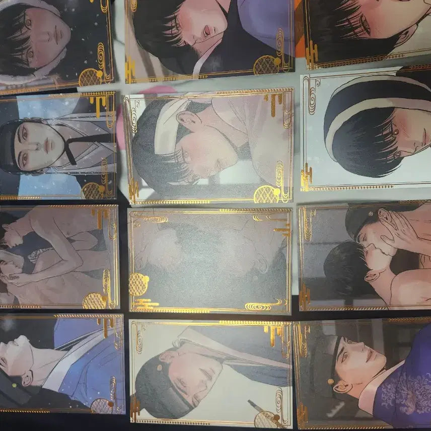 [BUNJANG] Painter of the Night Illustration Postcards Set (12 types) + Transparent Postcards Set (2 types) / 야화첩 대만 일러스트 엽서 12종 투명 엽서 2종
