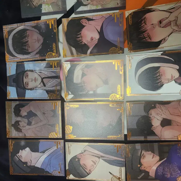 [BUNJANG] Painter of the Night Illustration Postcards Set (12 types) + Transparent Postcards Set (2 types) / 야화첩 대만 일러스트 엽서 12종 투명 엽서 2종