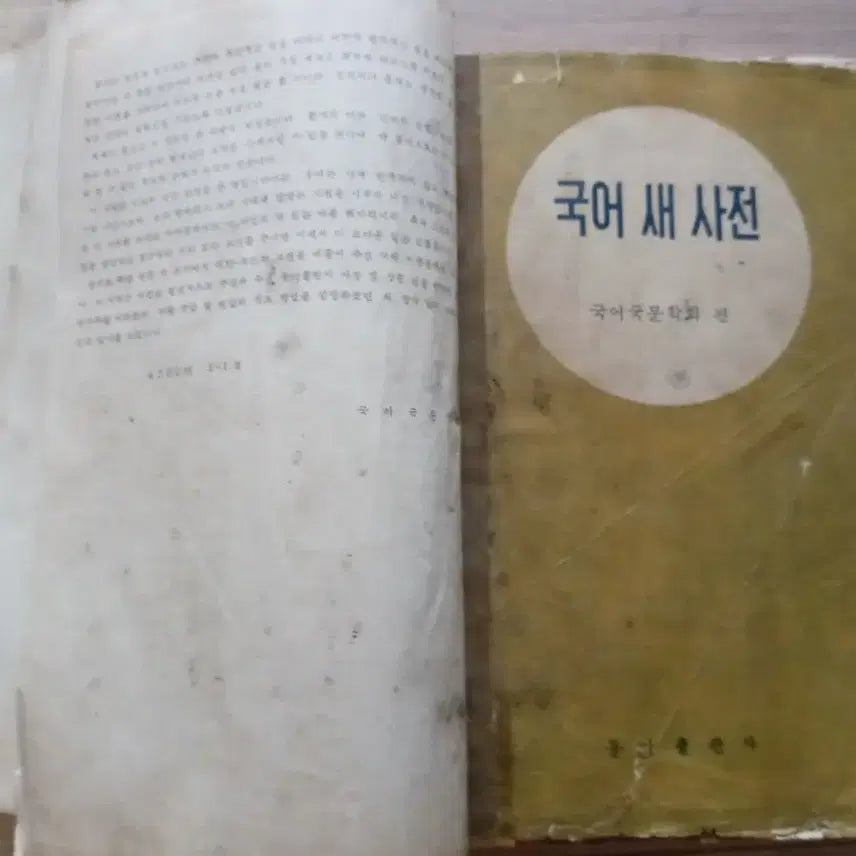 [BUNJANG] 1958 Korean Dictionary / 반티지 - 1958년 발간 국어대사전