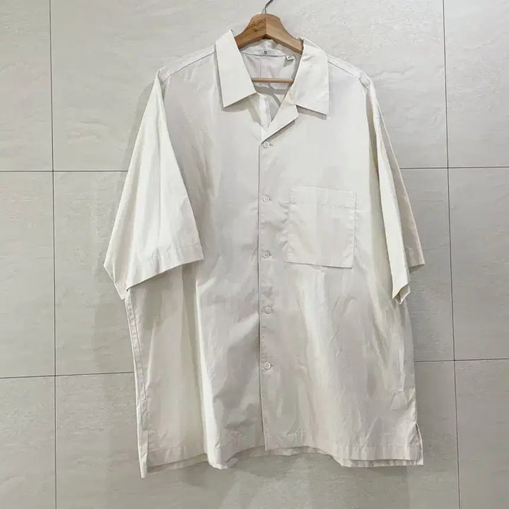 [BUNJANG] Uniqlo x Jil Sander Oversized Short-Sleeve Shirt XXL / 유니클로 x 질샌더 / 오버핏 반팔셔츠, 남성 셔츠 / XXL(120)