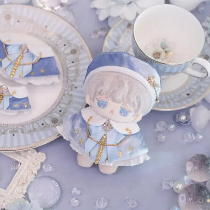 [BUNJANG] Ninimal Velvet Cape 10cm Sky Hat Set / 니니멀 벨벳케이프 10cm 스카이 모자포함