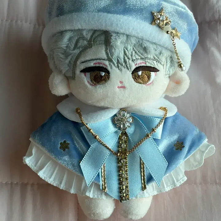 [BUNJANG] Ninimal Velvet Cape 10cm Sky Hat Set / 니니멀 벨벳케이프 10cm 스카이 모자포함