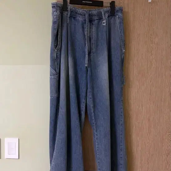 [BUNJANG] Wooyoungmi 25ss One-Tuck Denim Bending Pants Size 48 / 우영미25ss원턱데님밴딩팬츠48사이즈