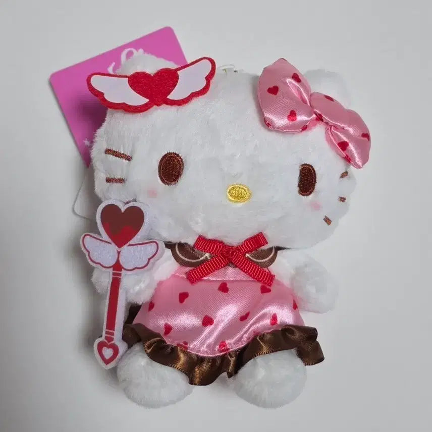 [SOLD OUT] (새상품)헬로키티 일본정품 매지컬하트 마스코트 키링 인형 판매해요!옆으