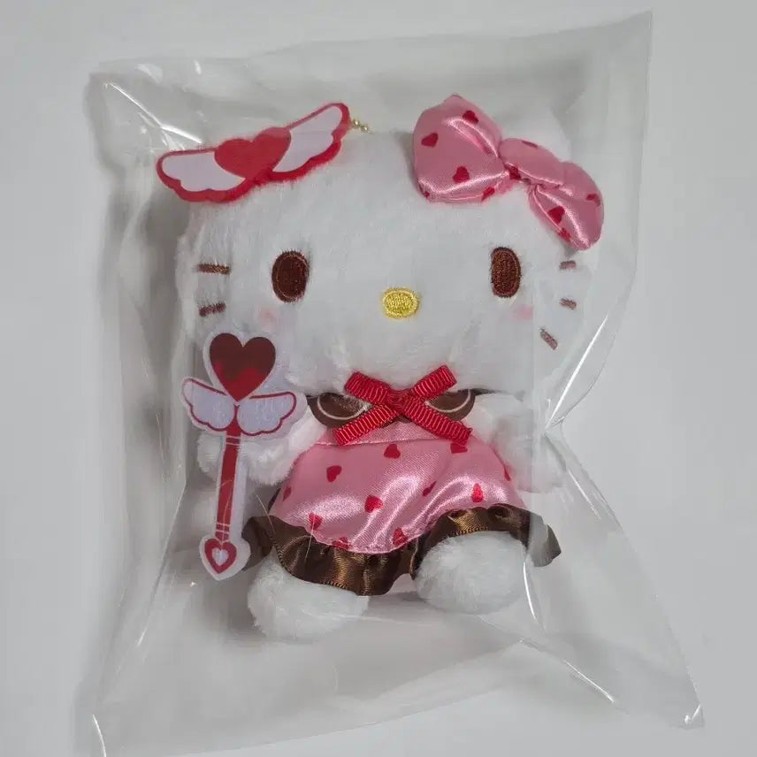 [SOLD OUT] (새상품)헬로키티 일본정품 매지컬하트 마스코트 키링 인형 판매해요!옆으