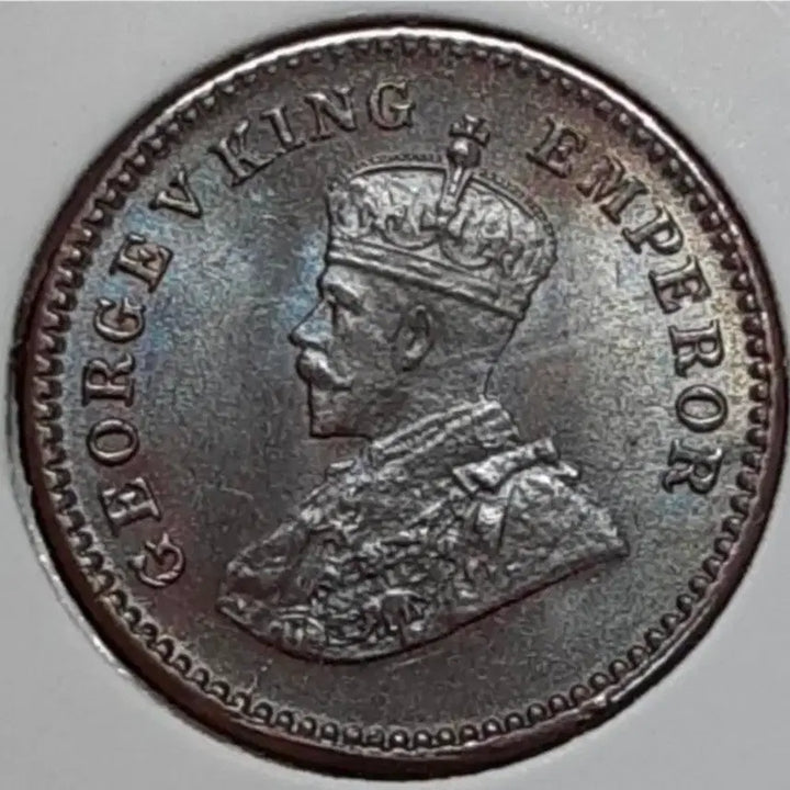 [BUNJANG] British India 1928 1/12 Anna Uncirculated Coin / 영국령 인도 미사용 1928년 1/12안나.외국주화 주화 화폐 동전