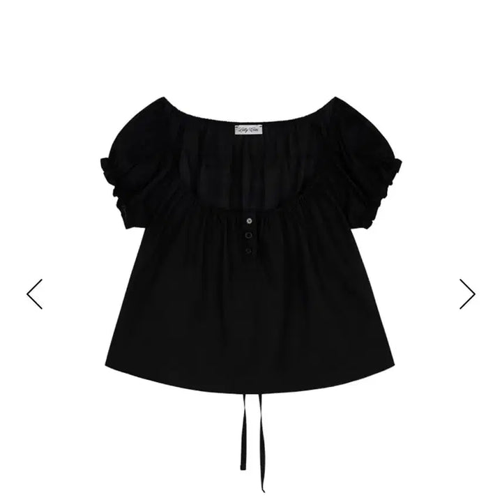 [BUNJANG] Lily Cott Roman Blouse Black / 릴리코츠 roman 블라우스