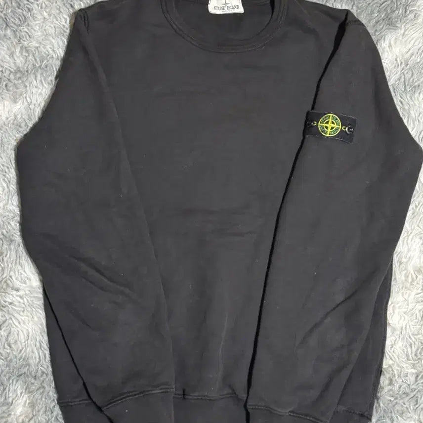 [BUNJANG] Stone Island Sweatshirt Black / 스톤아일랜드 맨투맨(21)