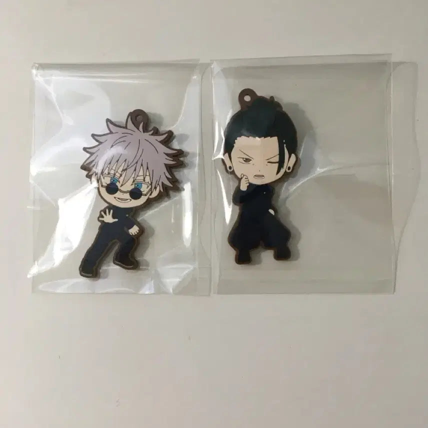 [BUNJANG] Jujutsu Kaisen Gojo &amp; Geto Ichiban Kuji Rubber Charm Keychain / 고죠게토)주술회전 쿠지 러버참 키링