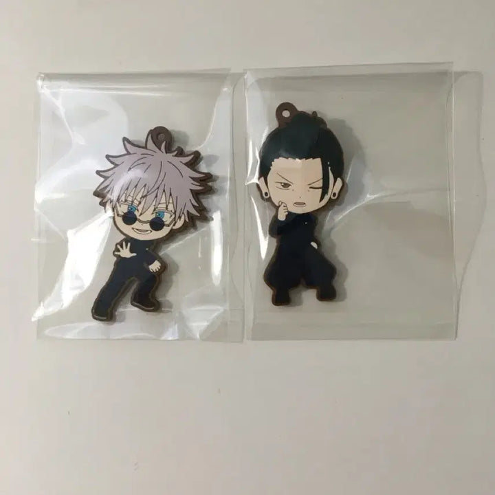 [BUNJANG] Jujutsu Kaisen Gojo &amp; Geto Ichiban Kuji Rubber Charm Keychain / 고죠게토)주술회전 쿠지 러버참 키링