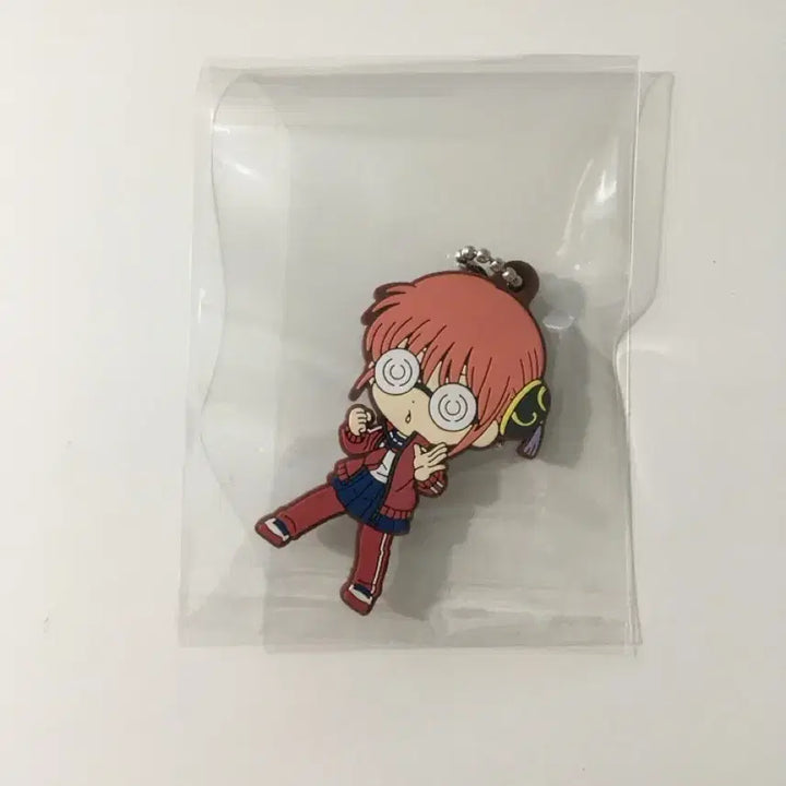 [BUNJANG] Gintama Kagura Kuji Rubber Charm Keychain / 카구라) 은혼 쿠지 러버참 키링