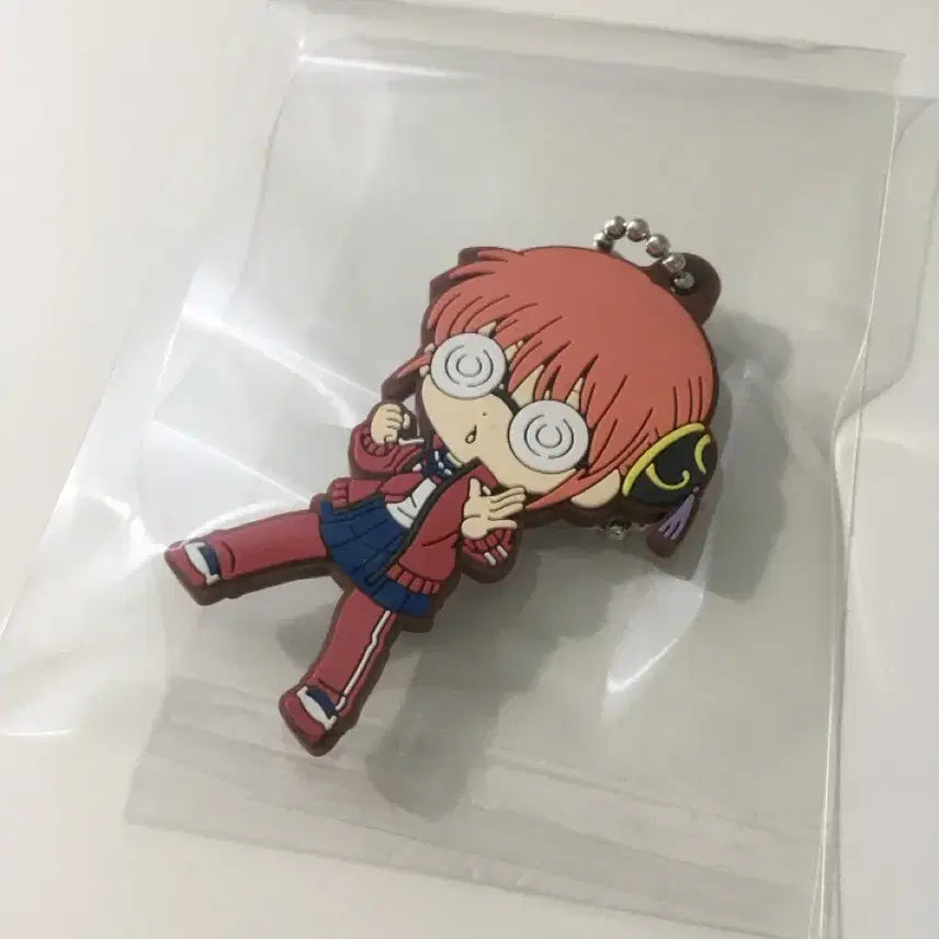 [BUNJANG] Gintama Kagura Kuji Rubber Charm Keychain / 카구라) 은혼 쿠지 러버참 키링