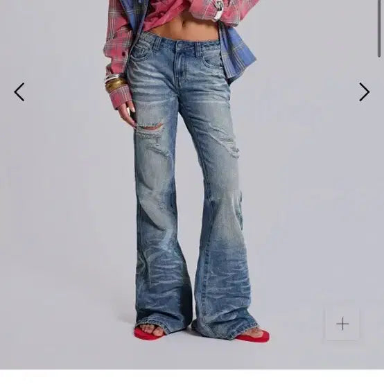 [BUNJANG] Jaded London Mid Blue Flare Jeans W32 / 제이디드 런던 Jaded London w32