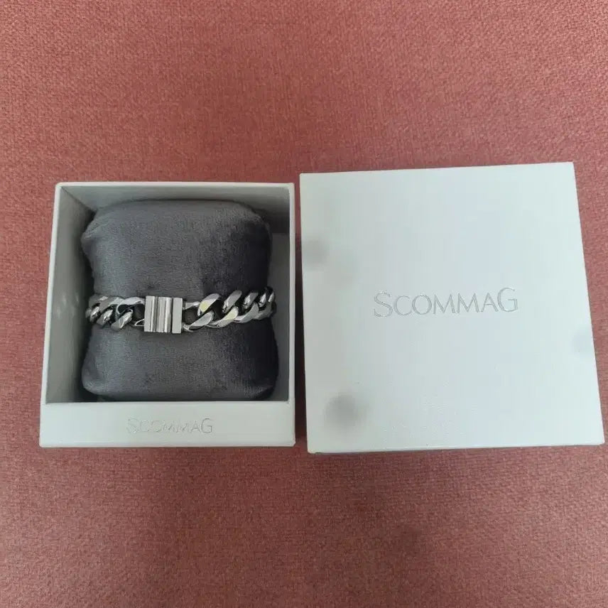 [BUNJANG] SCOMMAG Silver Chain Bracelet / SCOMMAG 체인 팔찌 실버