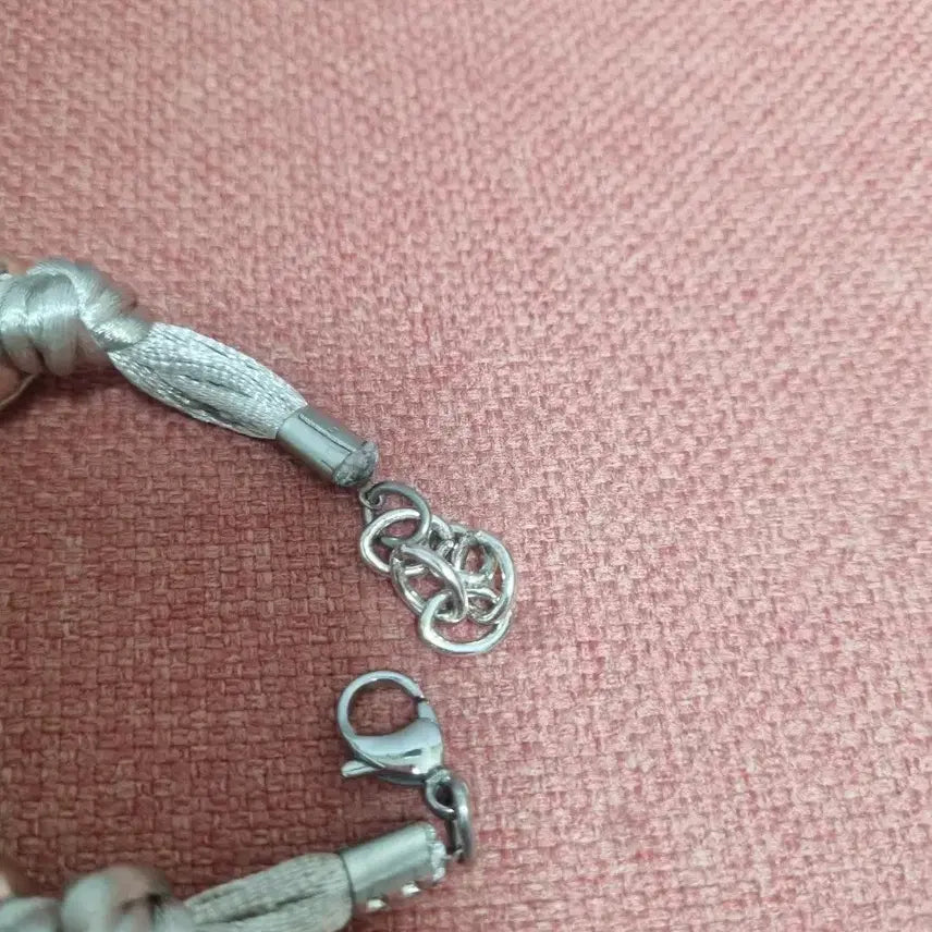 [BUNJANG] Silver Knot Bracelet / 실버 매듭 팔찌