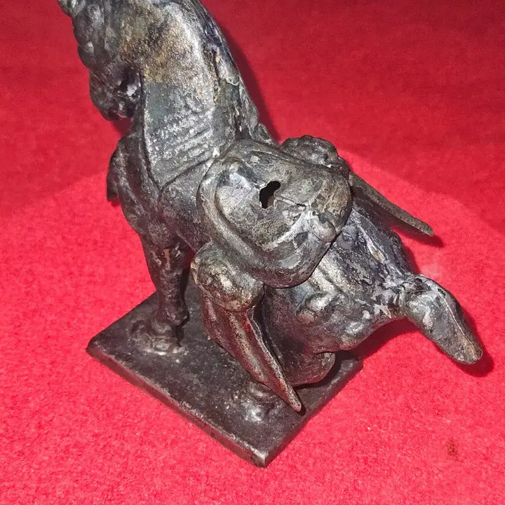 [BUNJANG] Vintage Cast Iron Horse Incense Holder Ornament / [묵직한 무쇠] 당삼채 풍 빈티지 말 향로 / 인센스 홀더 오너먼트 (9