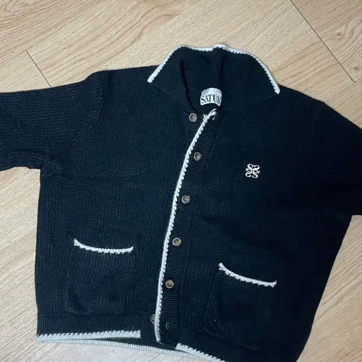 [BUNJANG] Setter Bluff Raccoon Collar Knit Cardigan - Black / (~6월까지) 세터 블러프 라쿤 칼라 니트 가디건 블랙