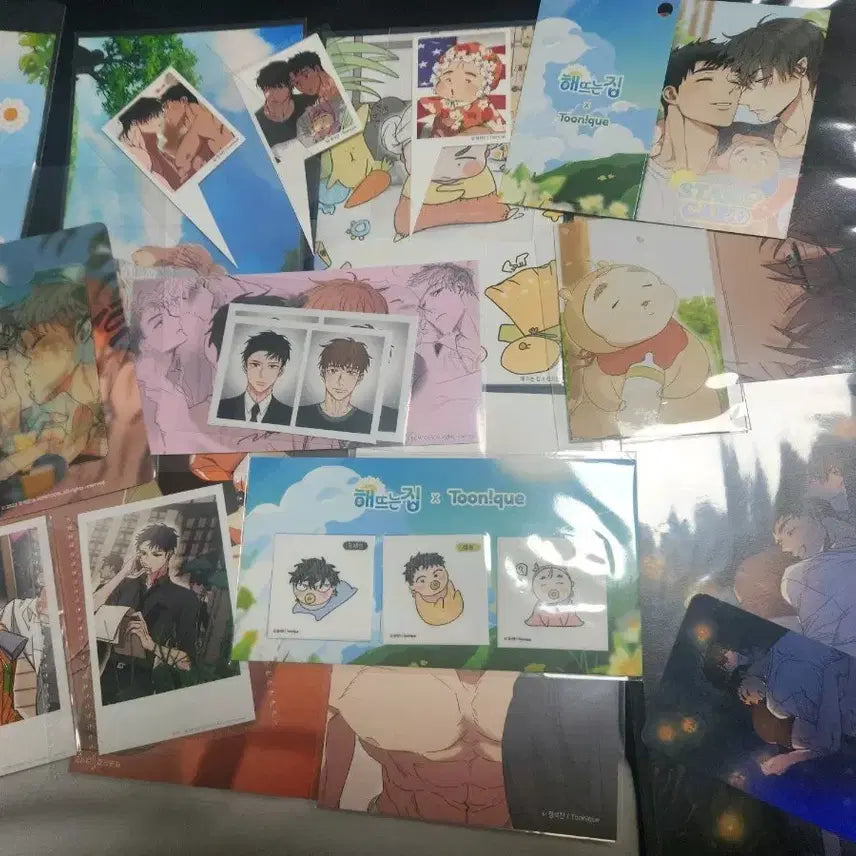 [BUNJANG] Haetteuneunjip Colca Lenticular Photocard, Postcard, Sticker, Deco Pick, Ttibusil Bundle Set / 해뜨는집 콜카 엽서 2종 프박사진 엽서 스티커 데코픽 띠부실