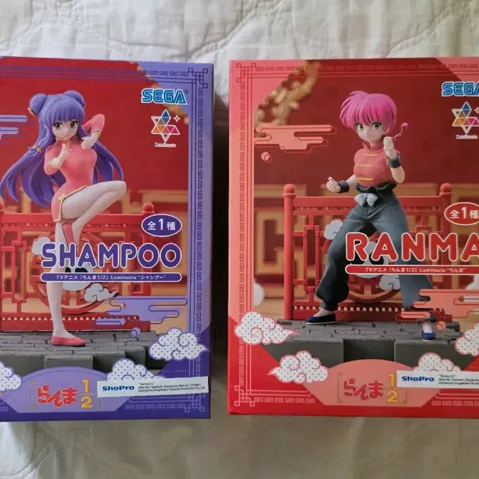 [BUNJANG] Ranma 1/2 Ranma &amp; Shampoo Figure Bundle / (마지막가격인하)란마 1/2 란마/샴푸 피규어 일괄로 판매합니다