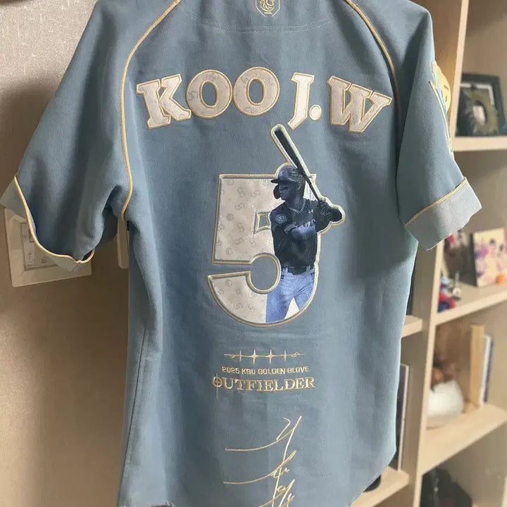 [BUNJANG] Samsung Lions Gu Ja-wook Golden Glove Jersey (Size S) / 삼성라이온즈 유니폼 구자욱 골든글러브s