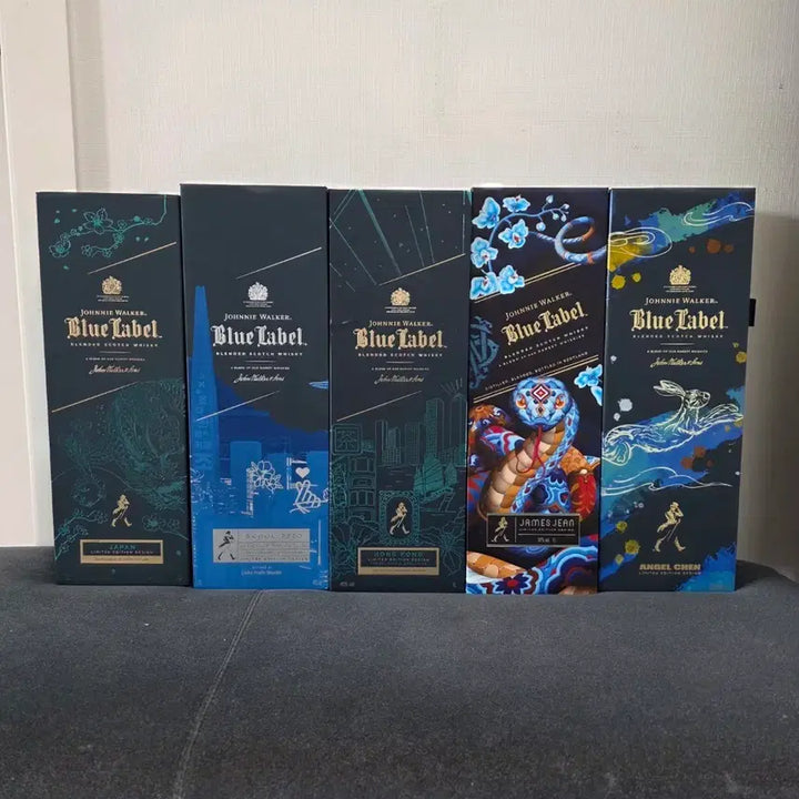 [SOLD OUT] 조니워커 블루라벨 콜라보 에디션 5종 위스키 공병