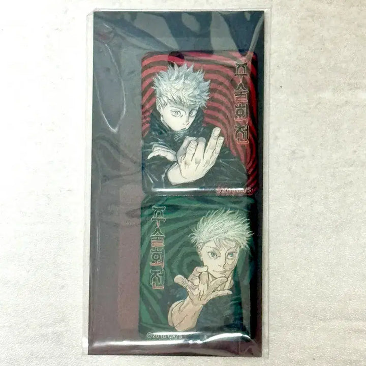 [BUNJANG] Jujutsu Kaisen Special Edition Epoxy Magnet Set + Sukuna Original Long Can Badge Bundle / 미개봉)주술회전 특전 에폭시 마그넷+스쿠나 원화 롱캔뱃지 일괄
