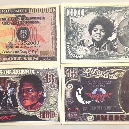 [BUNJANG] Michael Jackson Commemorative Stamp and Banknote Set / 마이클 잭슨 기념 우표.지폐 세트 Michael Jackson 마이클잭슨