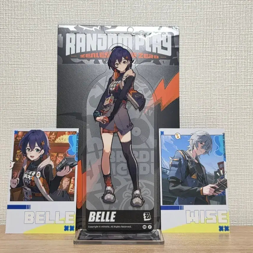 [BUNJANG] Zenless Zone Zero Phaeton Siblings Acrylic Stand &amp; Photocard Bundle Set / 젠레스존제로 파에톤남매 아크릴스탠드 포카 일괄