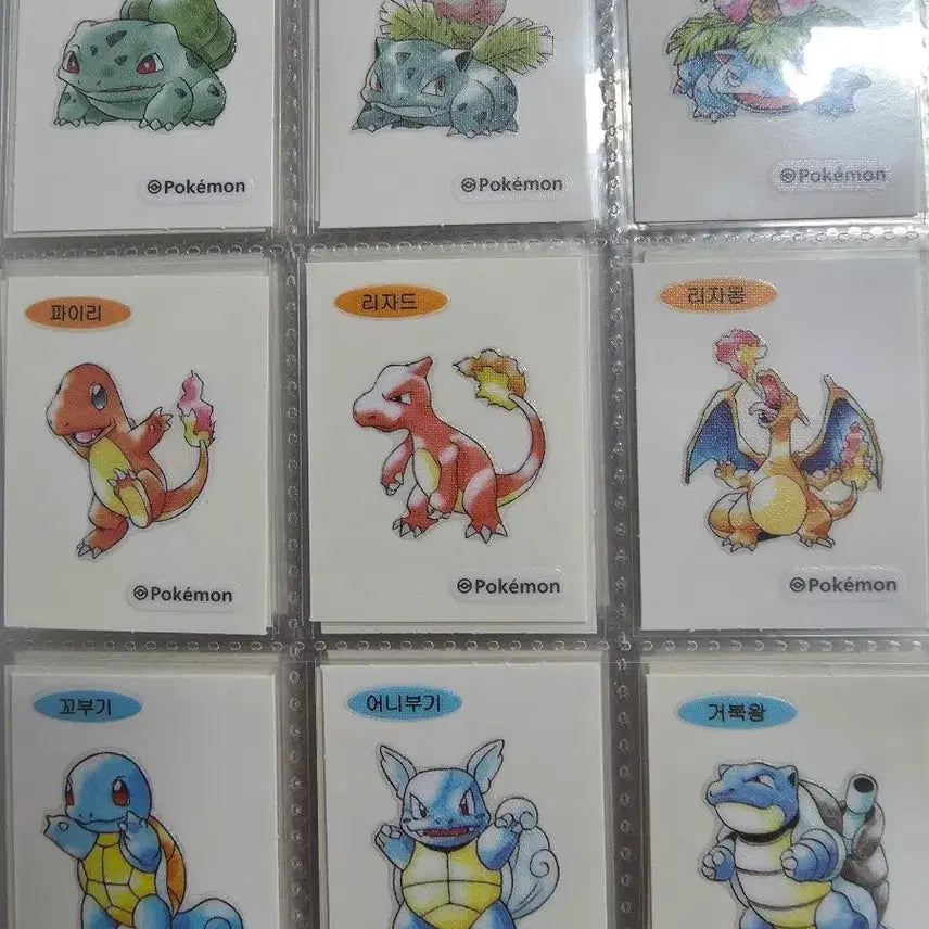 [BUNJANG] Pokemon Artwork Tteobud Seal Full Set (Including Mewtwo) / 포켓몬 아트워크 띠부씰 100종 전종(뮤츠 포함)