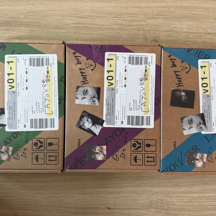 [BUNJANG] BTS V Layover Album Weverse Exclusive Photocard Bundle (Sealed) / bts 뷔  앨범 레이오버 Layover 3종 특전 포카 미개봉