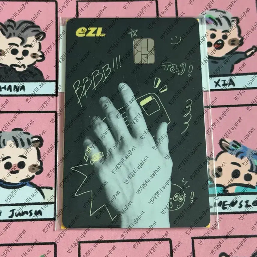 [BUNJANG] XIA Junsu Izle Traffic Card Goods / XIA 김준수 이즐 교통카드 굿즈