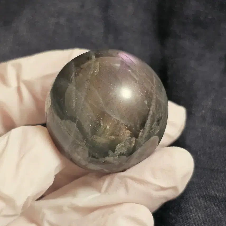 [BUNJANG] Natural Labradorite Sphere Gemstone (30mm+) / 천연 래브라도라이트 / 라브라도라이트 스피어 원석 구 30mm 이상